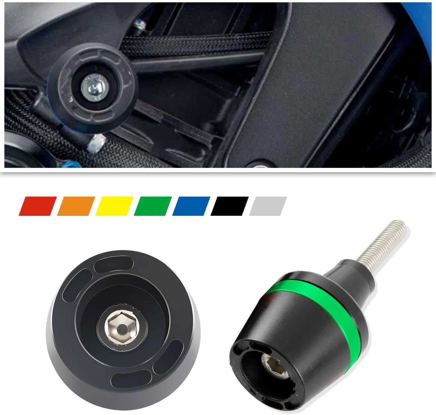 オートバイフレーム衝突防止パッド バイク用CNC落下防止プロテクター