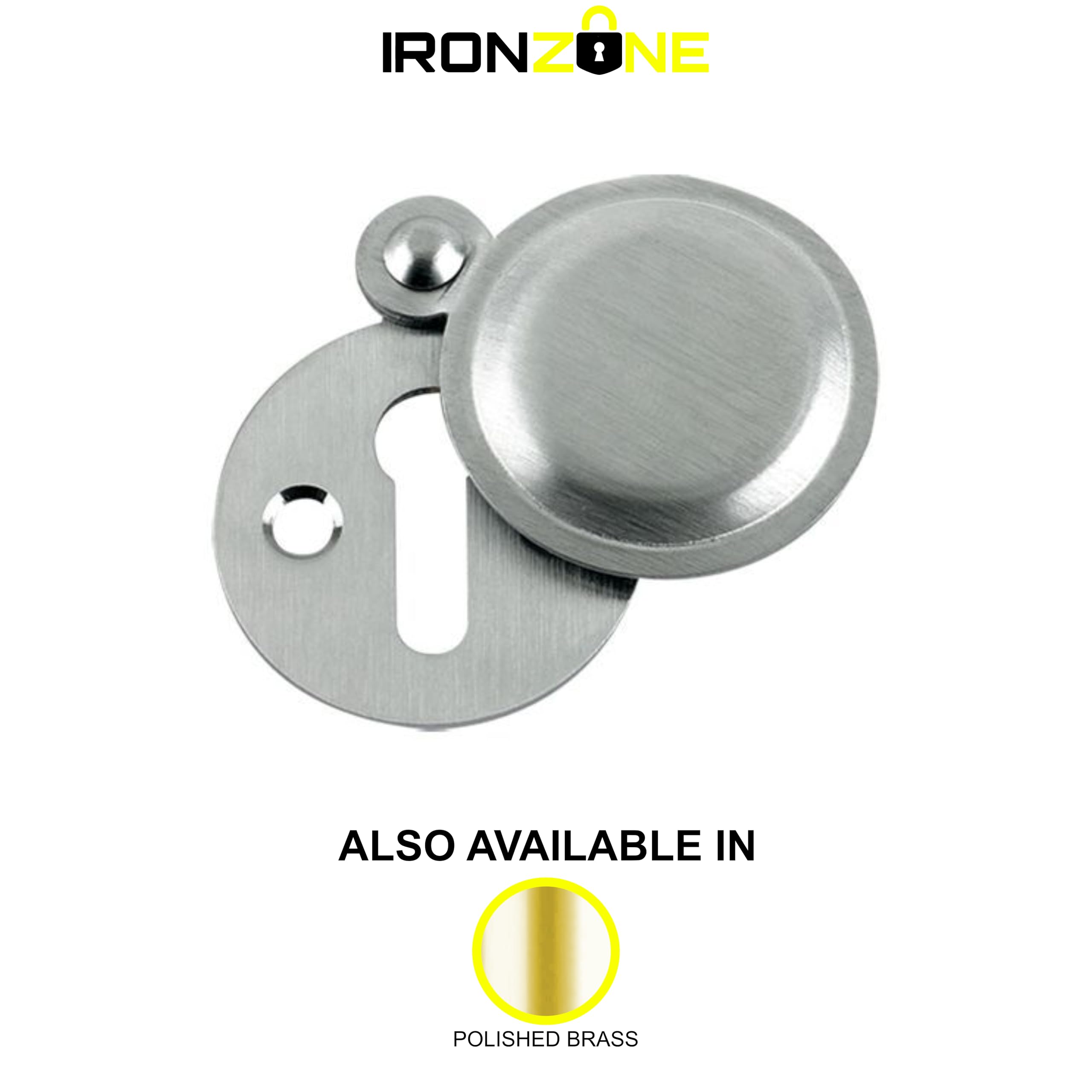 IRONZONE® Victorian Keyhole Covered Escutcheon, Protects The Door from Rusting and Damage - Image 3