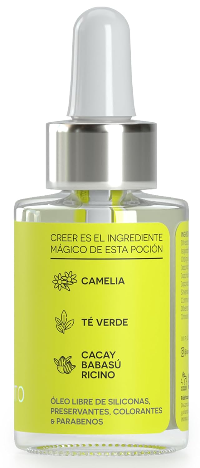 La Pocion B8 Multifunctional Hair Oil - 1 Fl Oz (30ml) | Frizz Control & Shine Booster | Free of Silicones, Parabens, Preservatives & Colorants | Enriched with Omega 6 & 9, Vitamins E & F - Image 2