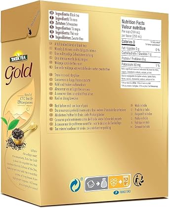 Tata Tea Gold Loose Leaf Tea - 900G | Authentic Indian Chai | Rich and Aromatic Black Tea | Premium Export Pack Grocery King
