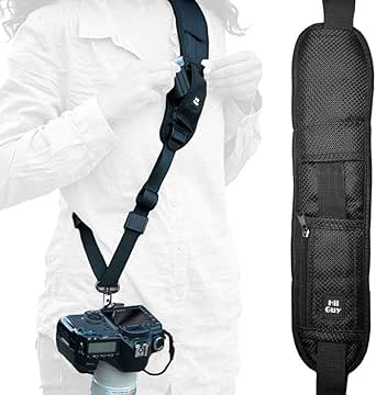 HiiGuy Camera Strap – Regular - Extra Long 32-44 Inch Camera Straps for Photographers – Heavy Duty Camera Shoulder Strap