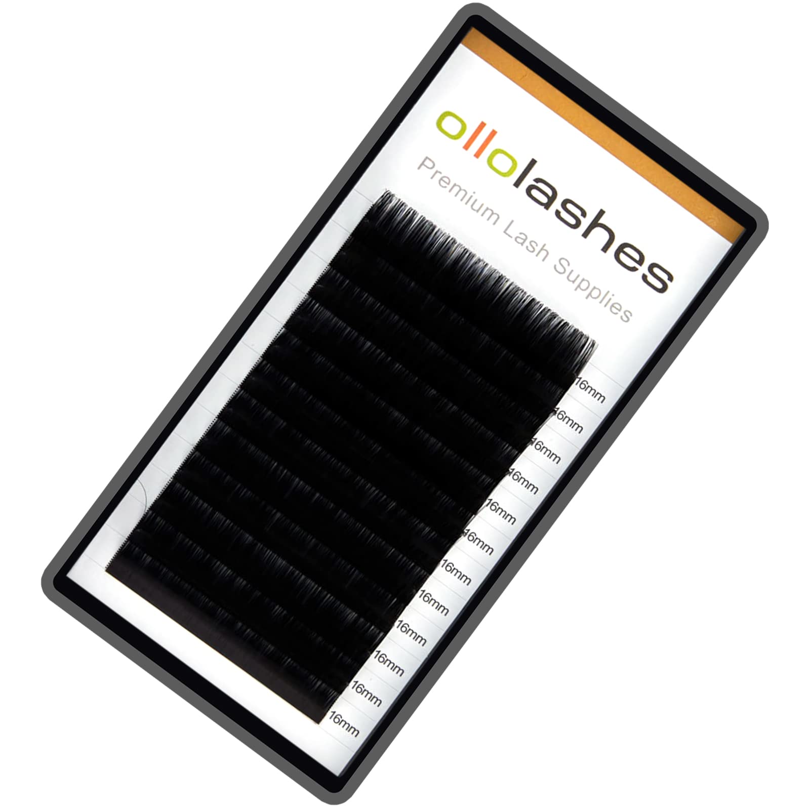 Photo 1 of 16mm Lash Extensions C Curl 0.05mm Black Color Eyelash Extension (0.05 C 16mm) 16mm 0.05 C