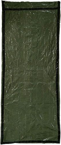 Miniatura 4 de Survival Frog Tact Bivvy 2.0 - Saco de dormir de emergencia con bolsa de transporte, mosquetón, silbato de supervivencia, ParaTinder, compacto,