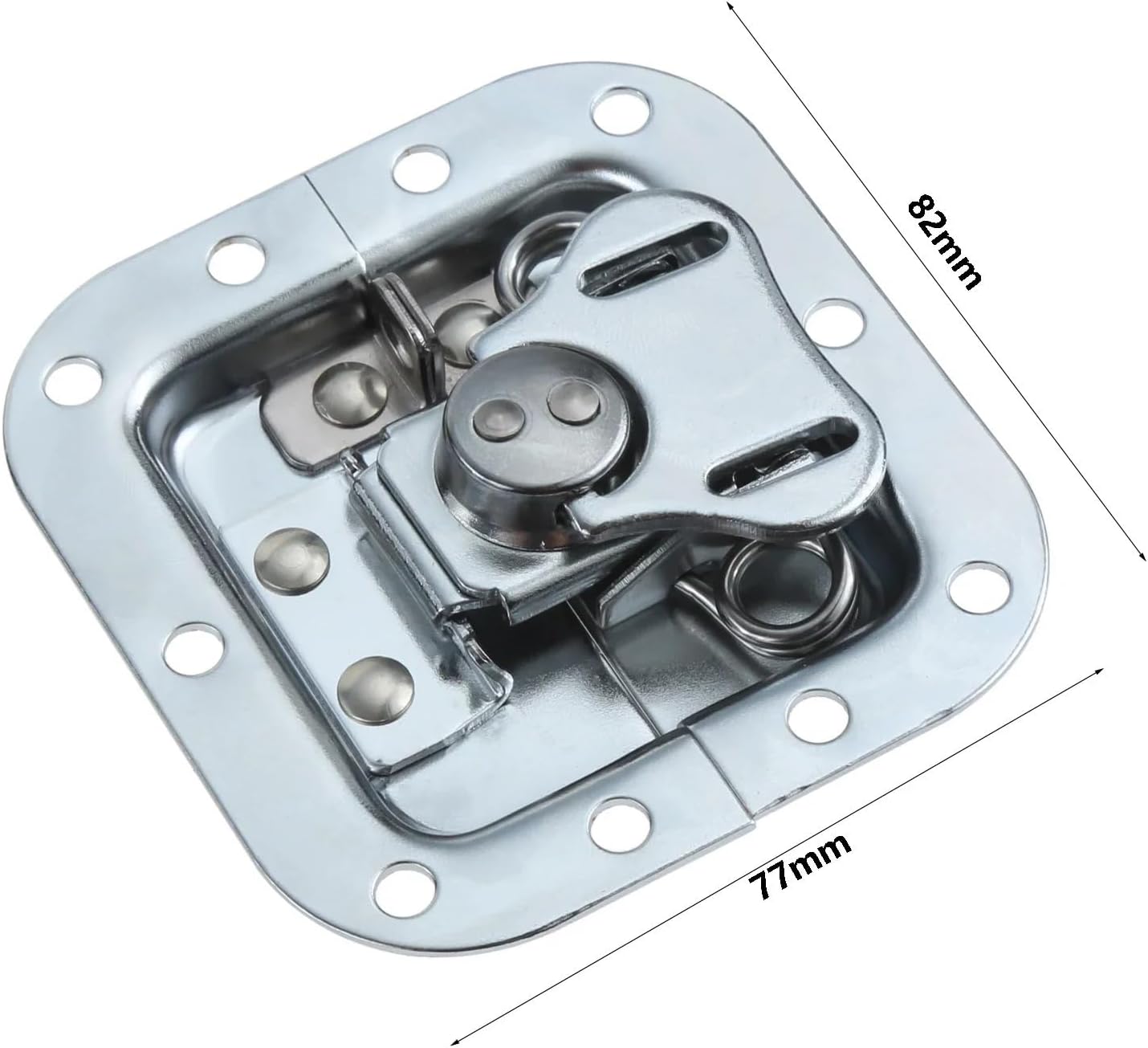 Hasp Latch 4Sets Tool Box Air Box Lock Luggage Hasp Latch Hardware Fitting Padlockable for Home