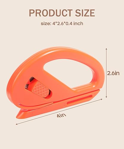 Miniatura 2 de bylikeho Paquete de 2 cortadores de papel de regalo, herramienta de corte de papel, cortador de película de vinilo de seguridad, accesorios de