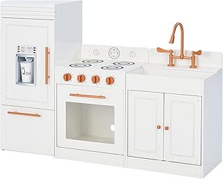 Teamson Kids Little Chef Paris Modular Contemporary Interactive Wooden P...