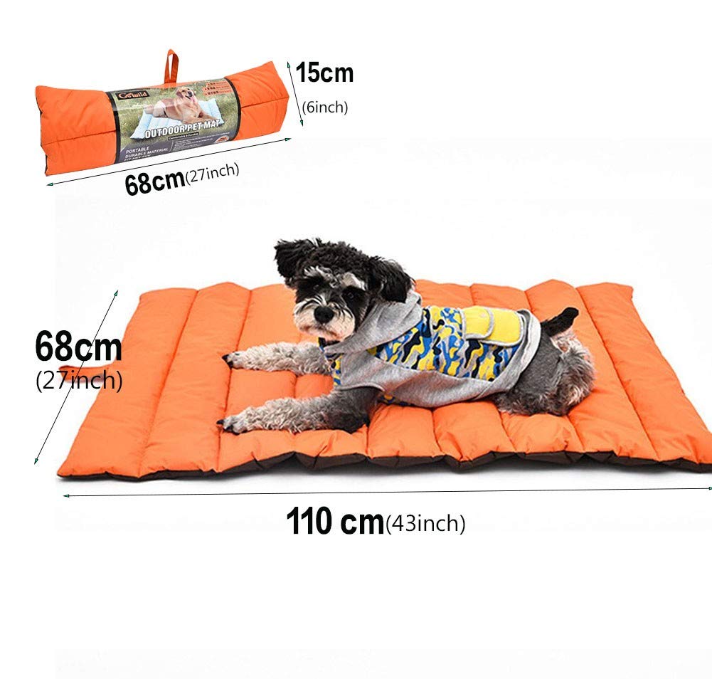 Tappetino Per Cani Impermeabile Bibykivn - 100x70cm, Doppia Faccia, Portatile Per Esterno E Viaggi