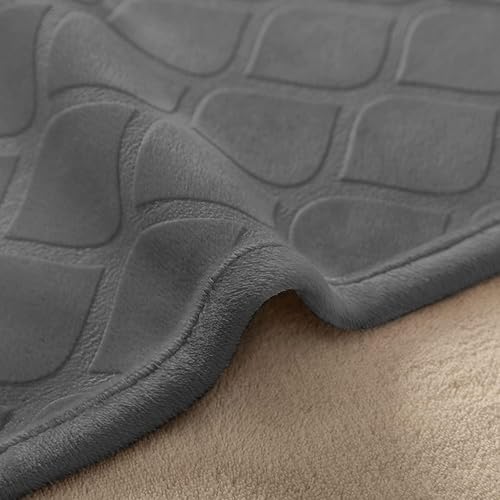 Miniatura 3 de fuguitex Manta impermeable para perro, funda de cama para perro, terciopelo cristalino, manta marroquí de felpa acogedora para mascotas, para sofá