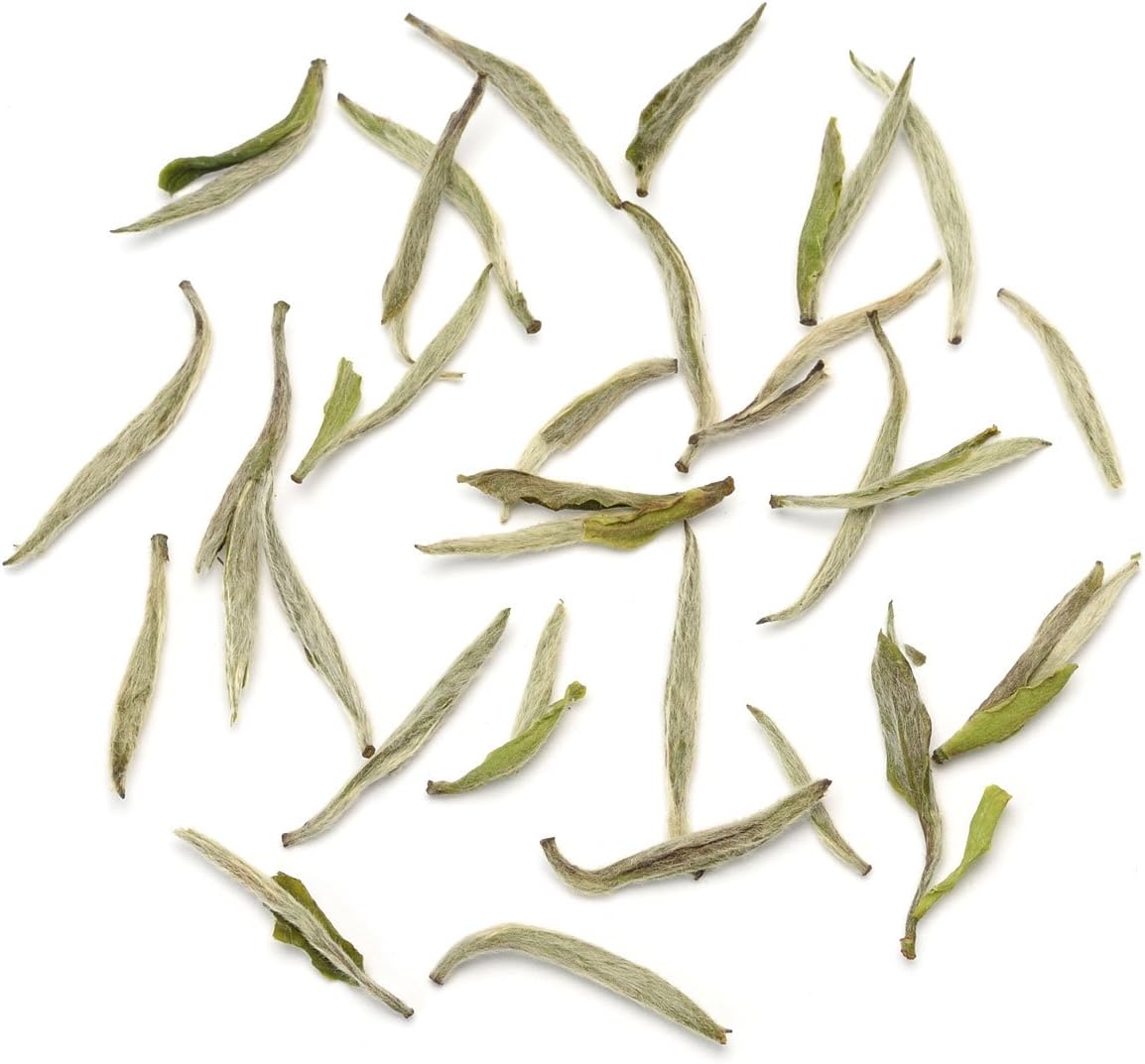 Teavivre Silver Needle White Tea (Bai Hao Yin Zhen) Fuding Loose Leaf Chinese Tea - 3.5oz / 100g