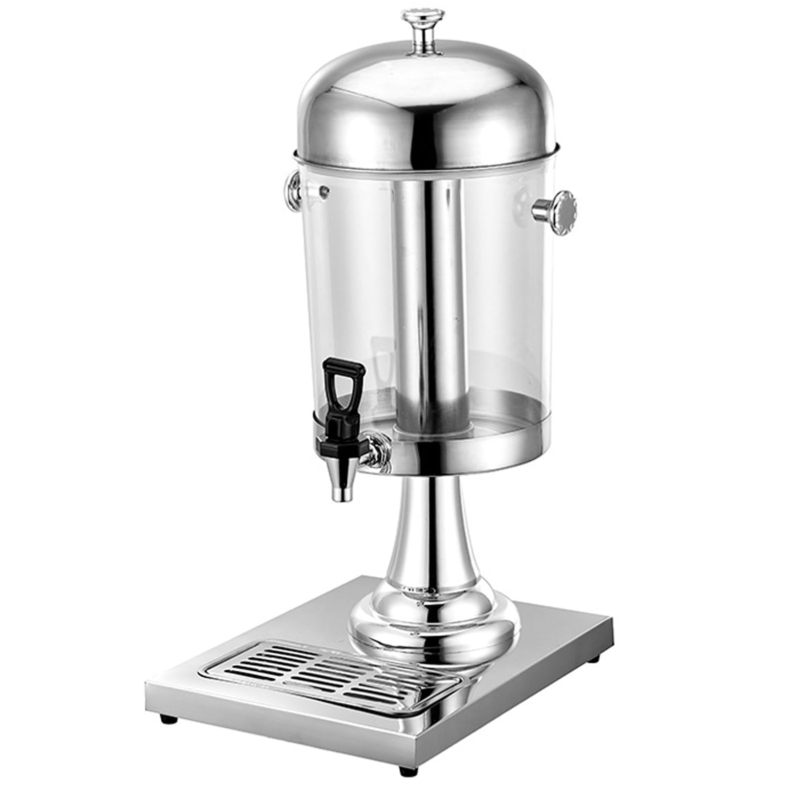 Distributore commerciale per bevande in acciaio inox da 8 litri, con rubinetto, erogatore di succo per bevande fredde e bevande calde, per bar, mense, servizi a buffet e altro (8 L)