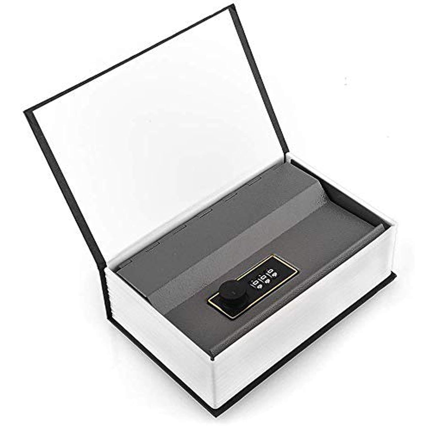 Book Safe With Combination Lock, Dictionary Hidden Safe with 3 Digit Combination Locks, Portable Safe, Book Safe Lock Box for Cash, Jewelry,Fireproof and Waterproof (Password/Multicolor)-picture-12