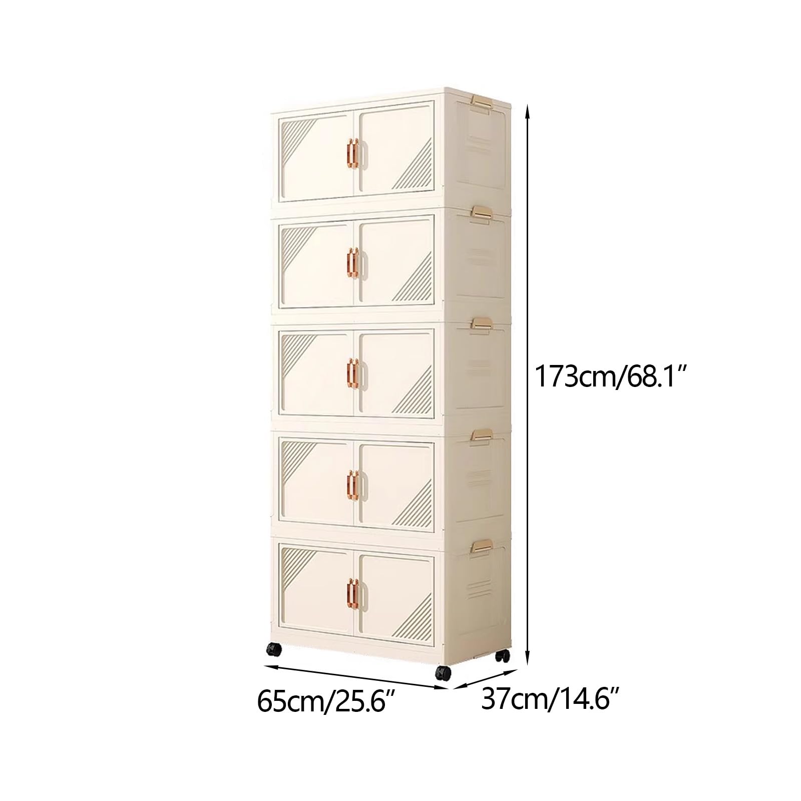 Amazon.com: Portable Wardrobe Closet with Wheels Large