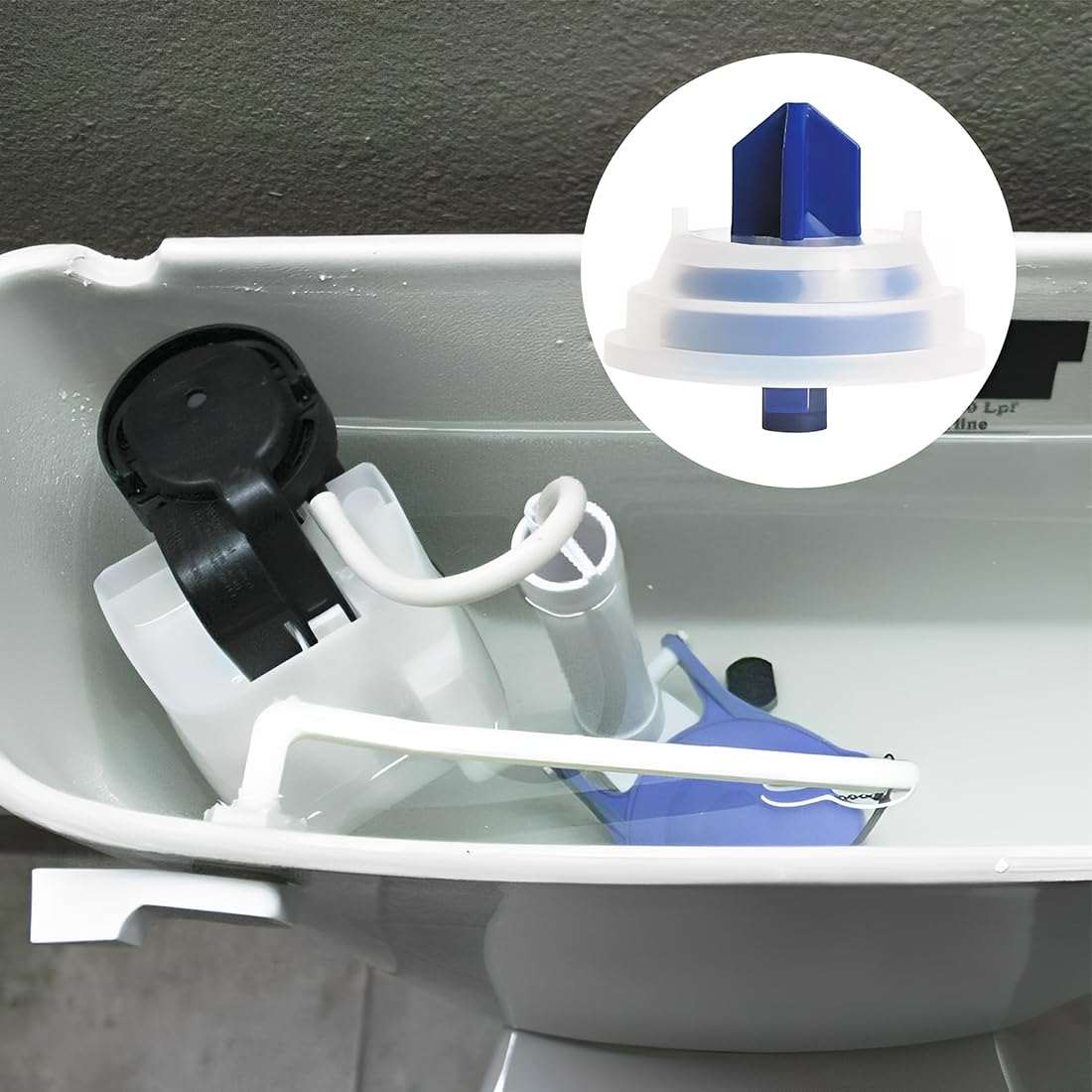 1 Pezzi Membrana Di Sigillo Della Valvola Di Riempimento Per Wc, Compatibile Con Geberit, Include Membrana Di Ricambio Per Geberit