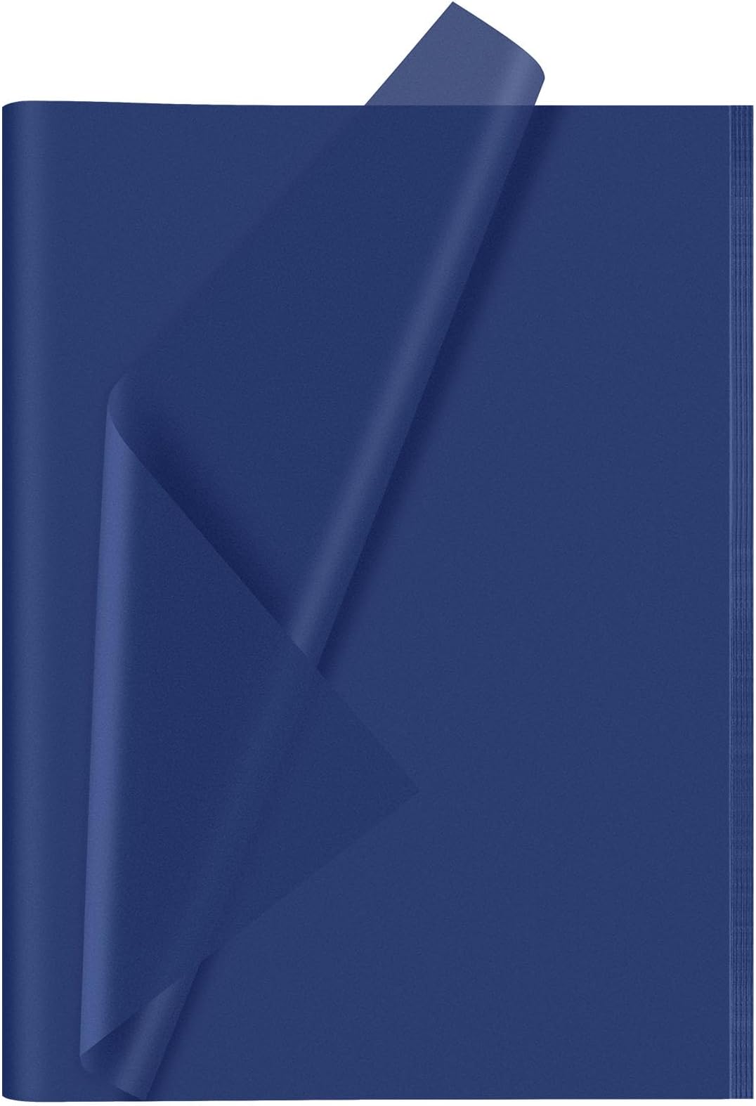 CHRORINE 60 Sheets Navy Blue Tissue Paper Art Gift Wrapping Tissue Paper Bulk for DIY Crafts Decor Birthday Holiday Boys Party （ 20 x 14.5 inches）