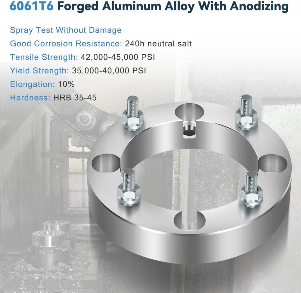 ECCPP 4lug Wheel Spacers 4x156 to 4x156 1.5inch 16-17 for General 1000 EPS 17 for General 1000 EPS Hunter Edition-4Pcs