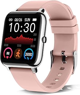 OJM Smart Watch, Fitness Tracker for Android Phones, Fitness Tracker with Heart Rate and Sleep Monitor, Activity Tracker with IP67 Waterproof Pedometer Smartwatch with Step Counter
