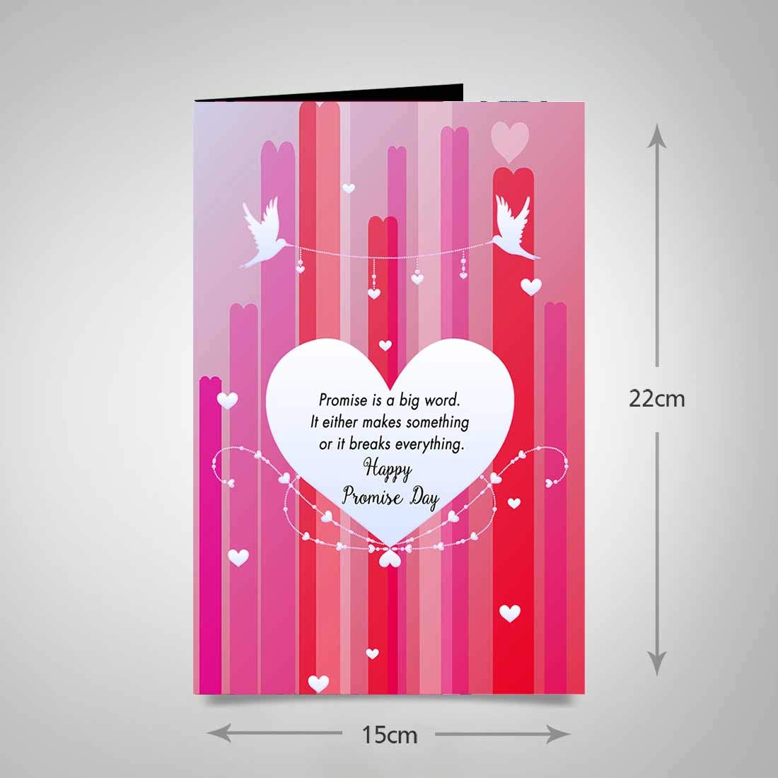 Alwaysgift Promise Is A Big Word Happy Promise Day Valentines Day Greeting Card