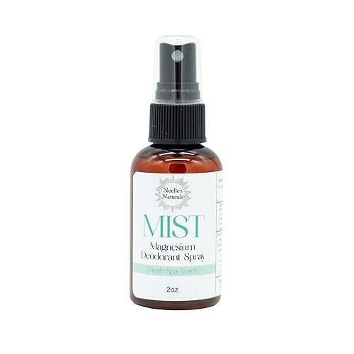 Mist - Magnesium Deodorant Spray - All Natural - Fresh Spa Scent - 2oz