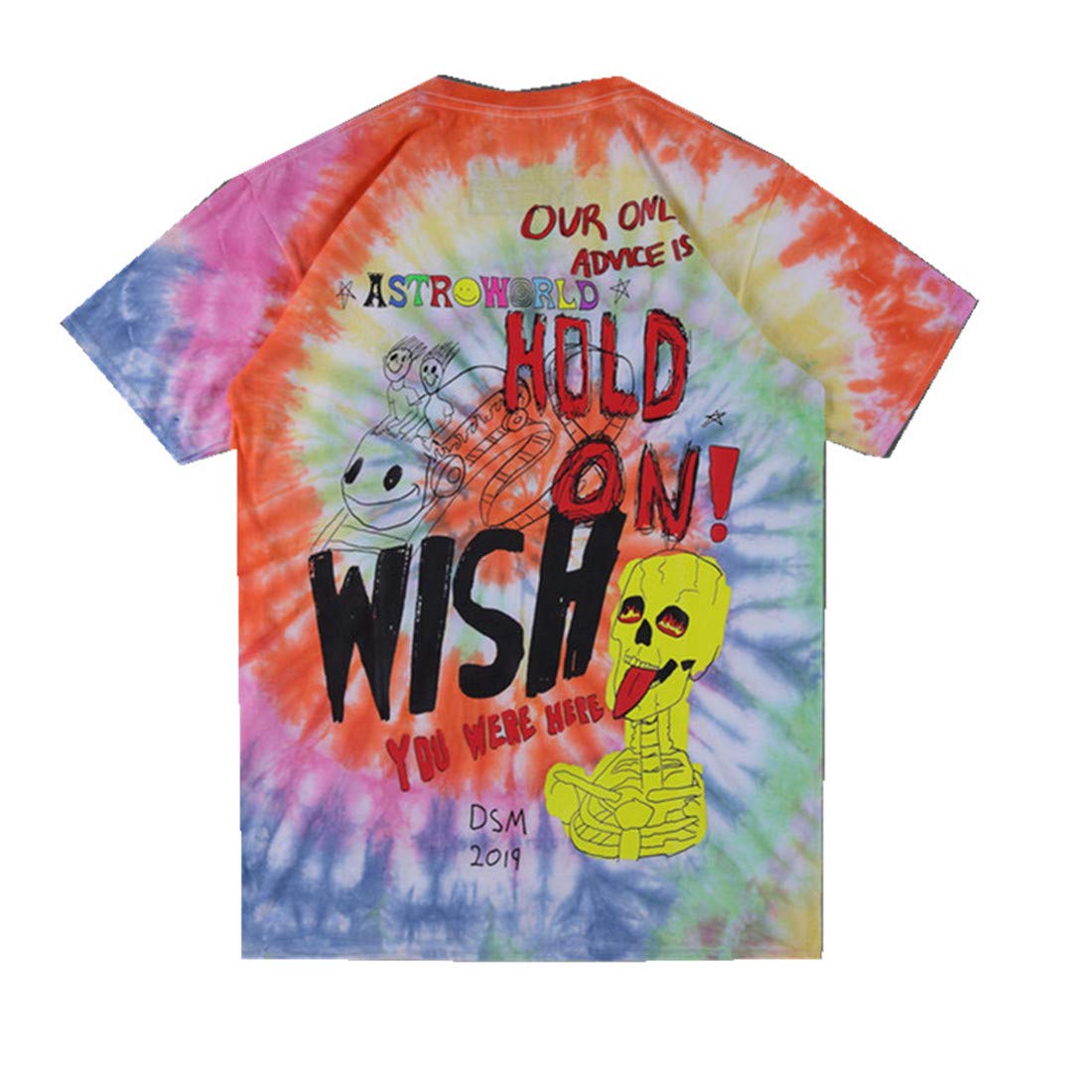 astroworld tie dye shirt