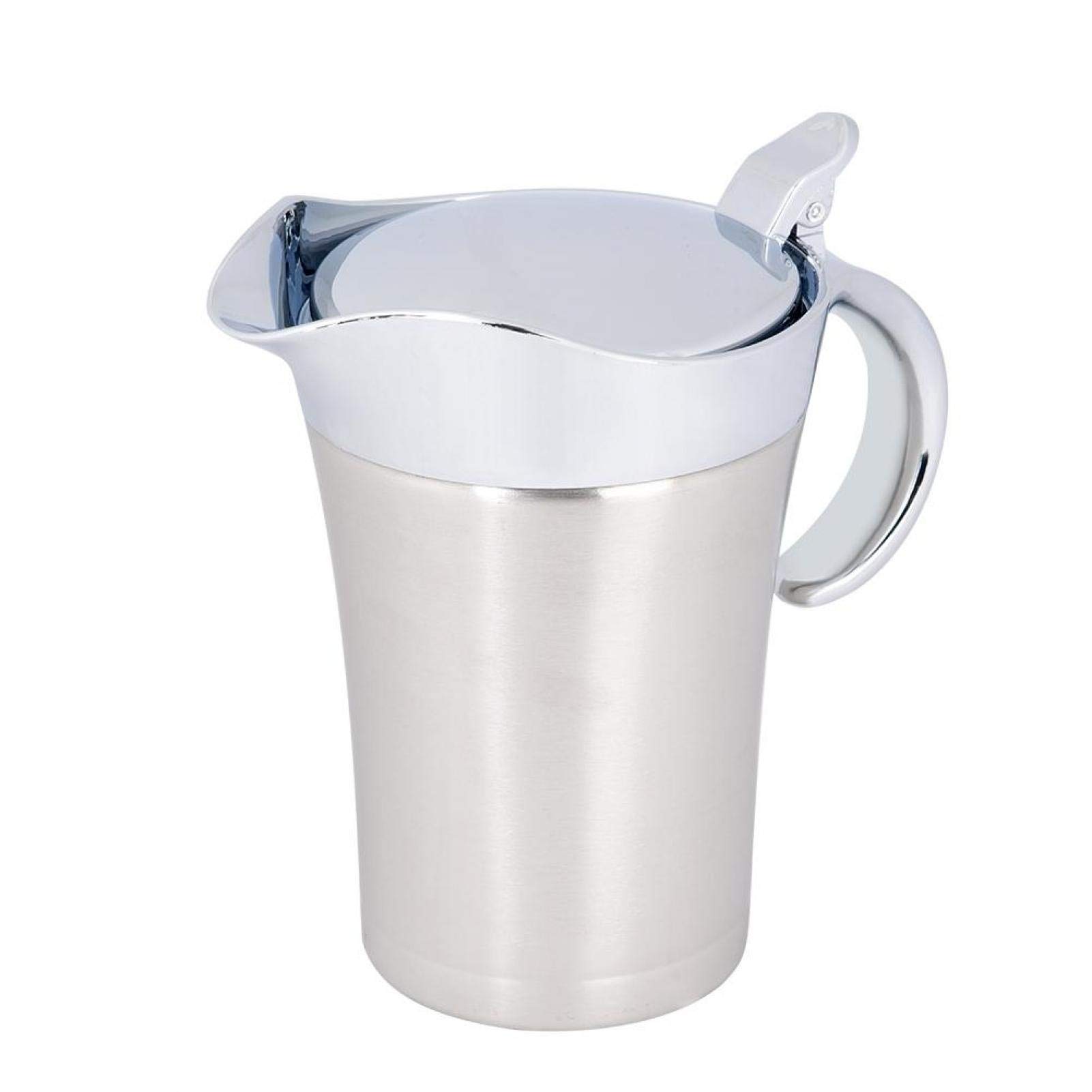 Sauce Gravy Pot, 304 Stainless Steel Thermal Insulated Sauce Boat Pot Insulated Sauce Pot for Cream Salad Dressing, Custard