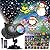 2024 Upgrade Halloween Christmas Projector Lights Outdoor, COOLWUFAN 2-in-1 Moving Patterns Landscape Lights, 30 HD Effects (3D Ocean Wave)Projection Light for Xmas Halloween Party Garden Decorations