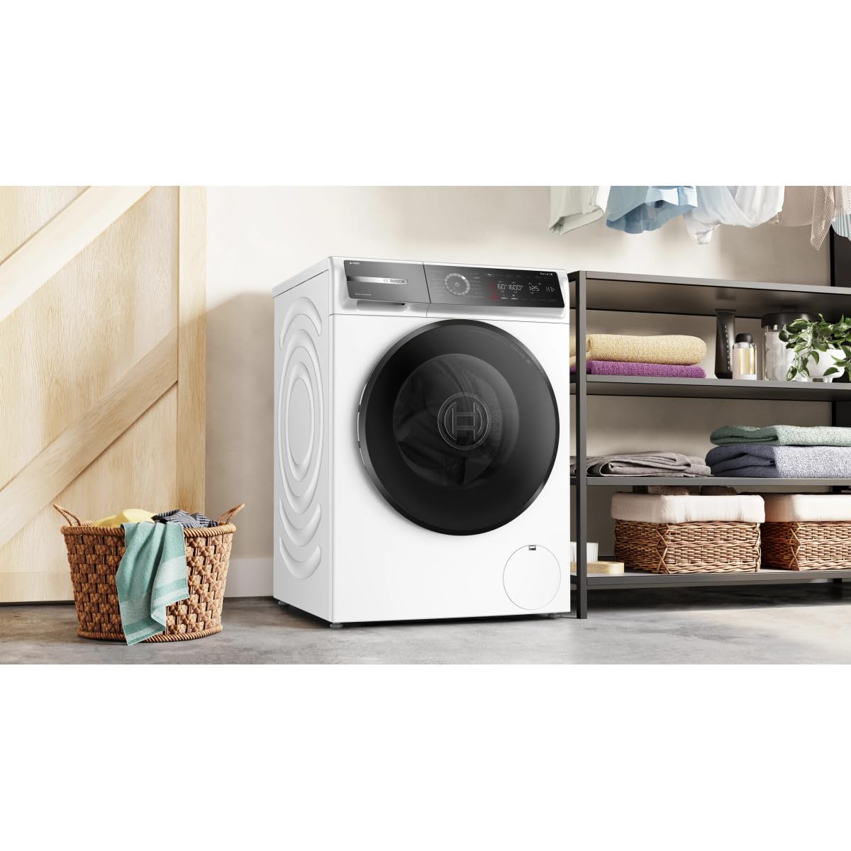 Bosch Série 8 Lave-linge front 10 kg 1600 trs/min Blanc