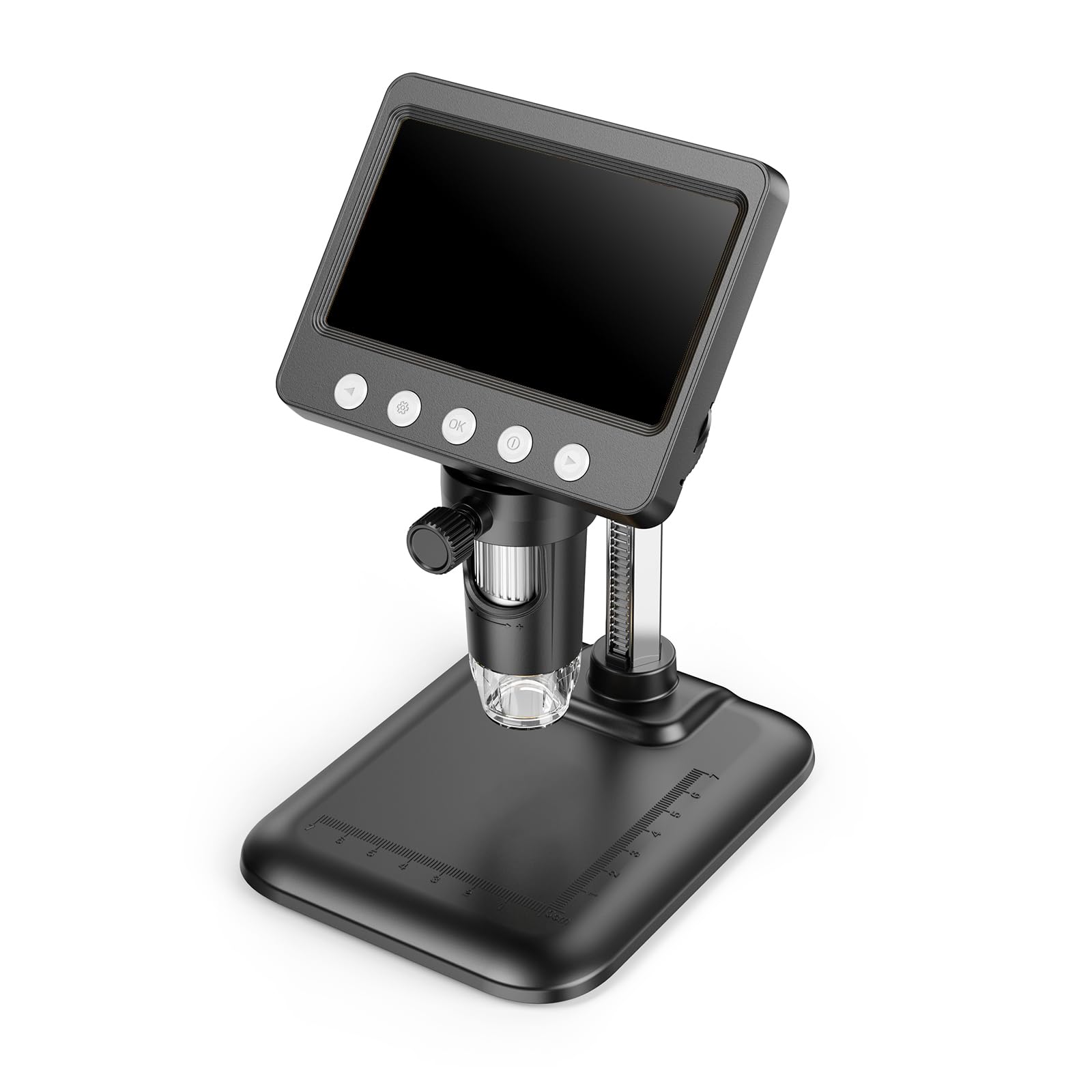 4.3inch Digital Microscope 1000X 2MP Coin Microscope Magnifier with 8 LED Video Electronic for Soldering Phone Repair Portable for Electronics Soldering