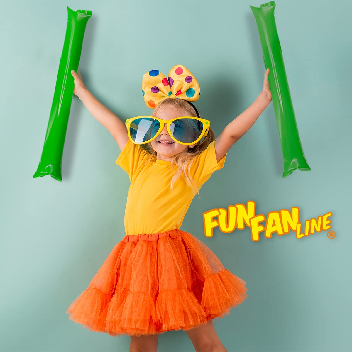 Thunder Sticks Inflables Aplaudidores Hinchables Reutilizables Pack 25 Pares para Animación Deportiva