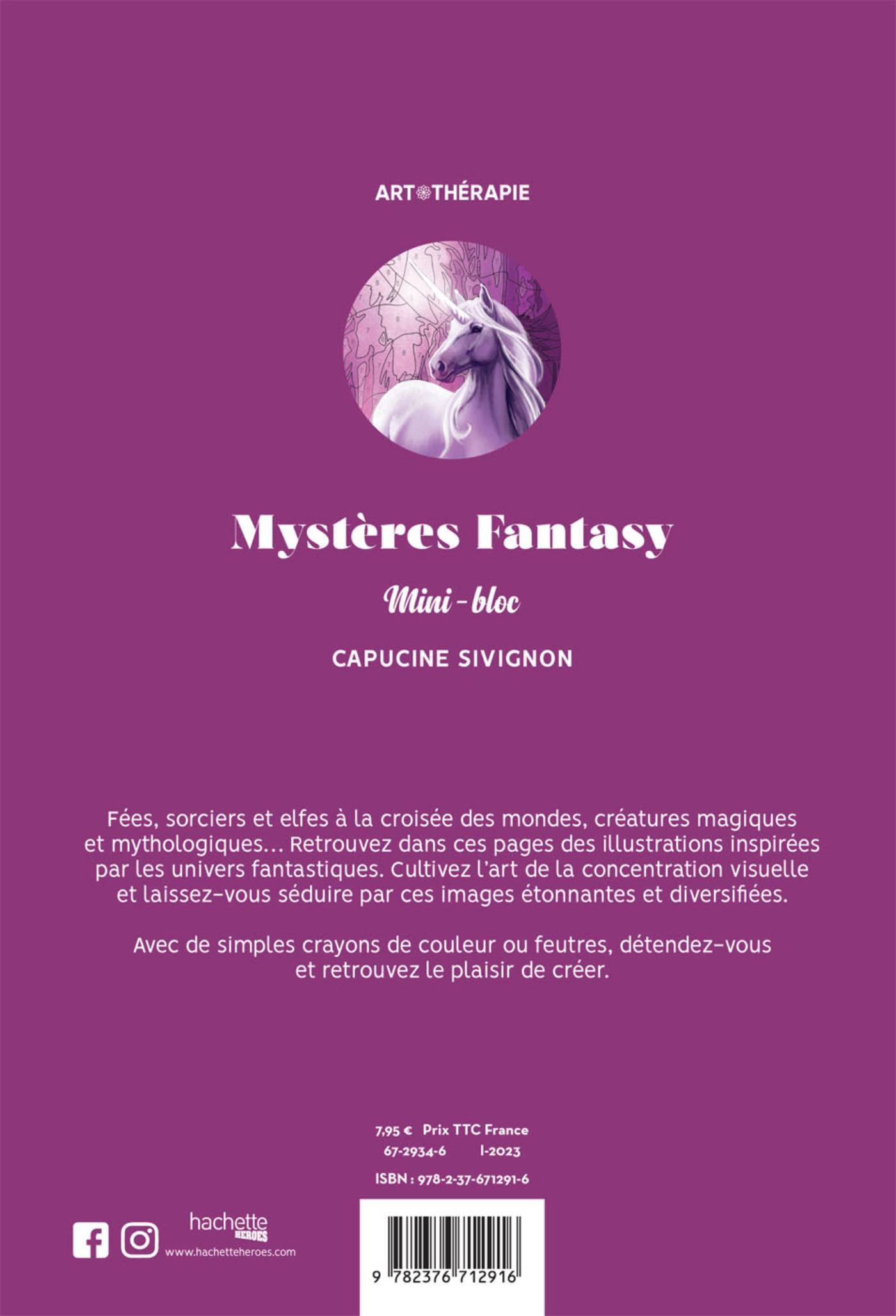 Mystères Fantasy NED: 50 coloriages