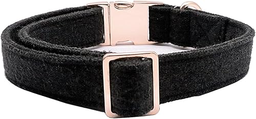 Miniatura 2 de DOGWONG Collar y correa de algodón para perro, collar para mascotas, suave, duradero, básico, para perros pequeños, medianos y grandes