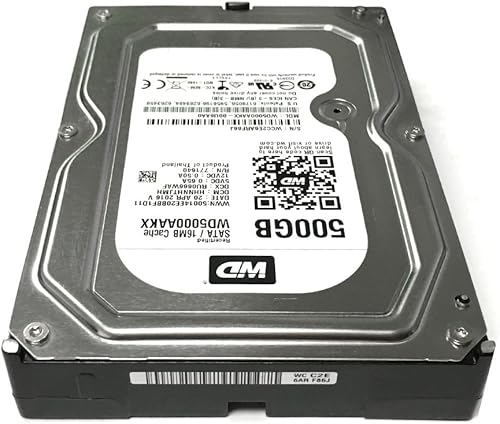 Miniatura 4 de Western Digital Caviar Blue WD5000AAKX 500GB 7200RPM 16MB caché SATA 6.0Gb/s 3.5" Disco duro interno (renovado)
