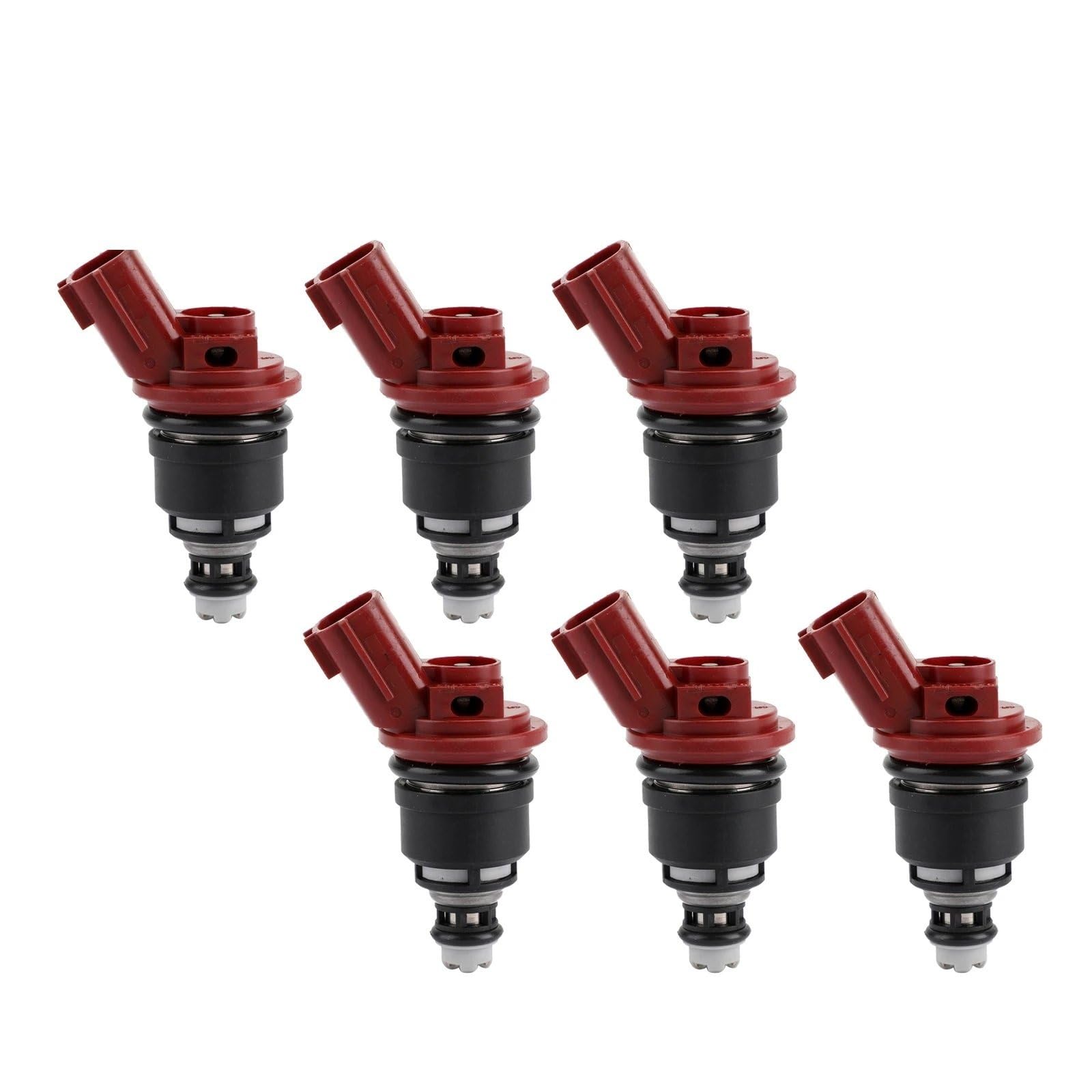 Cgbwmb One Color Car Petrol Injection Nozzles For For I30 1996 1997 1998 1999# 1660096E01 16600-96E01 Car Accessories 6 Pcs Fuel Injectors