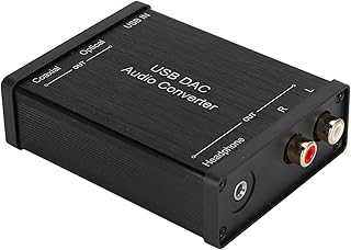 Conversor DAC Conversor de Áudio Digital para Analógico Digital Óptico SPDIF Adaptador Conversor de Áudio Estéreo Analógico RL Com Cabo Óptico para HDTV Blu DVD Sky