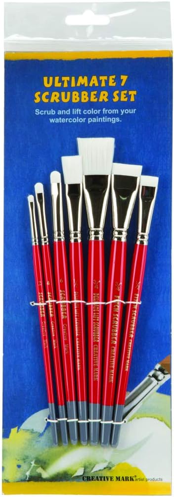 Creative Mark Ultimate Scrubber Watercolor Brush Set of 7
