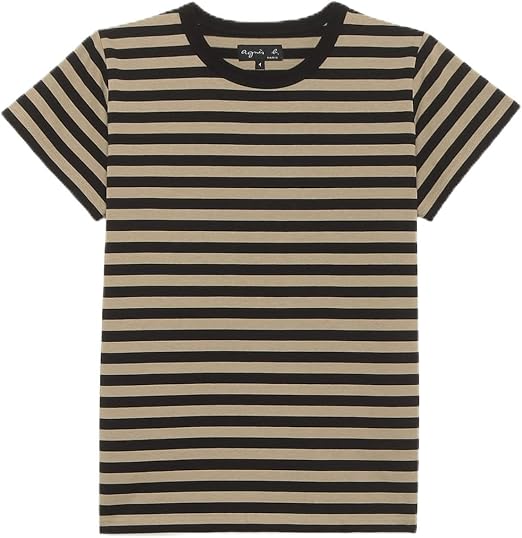 Amazon | [agnes b.] [アニエスべー] 細ボーダー コットン 半袖 T