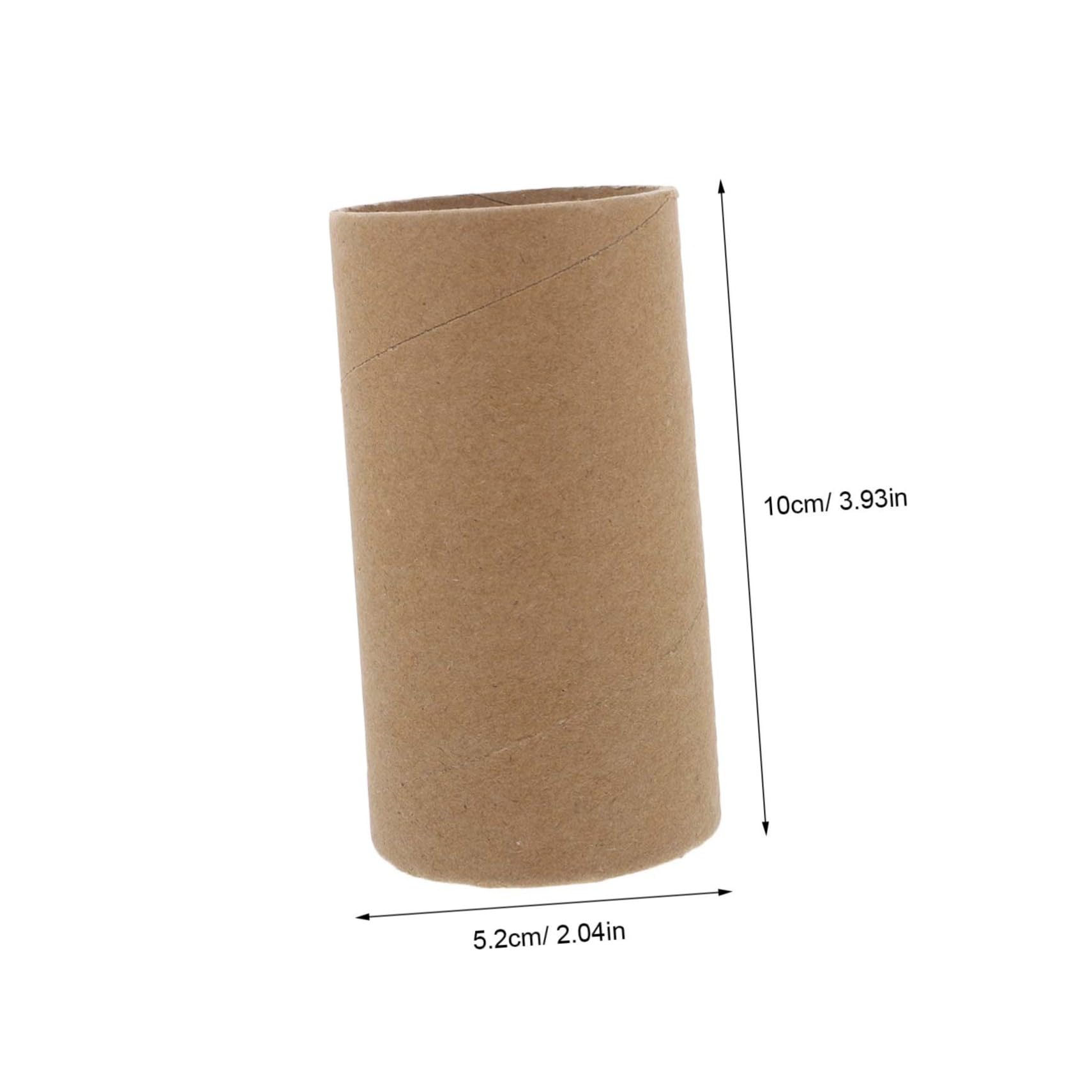 POPETPOP Tubo De Cartón Artesanal Rollo De Manualidades Para Niños 30 Piezas Color Natural Diámetro 5.2 Cm Material Papel Reciclable Jardín De Infantes Clase De Arte Manualidades