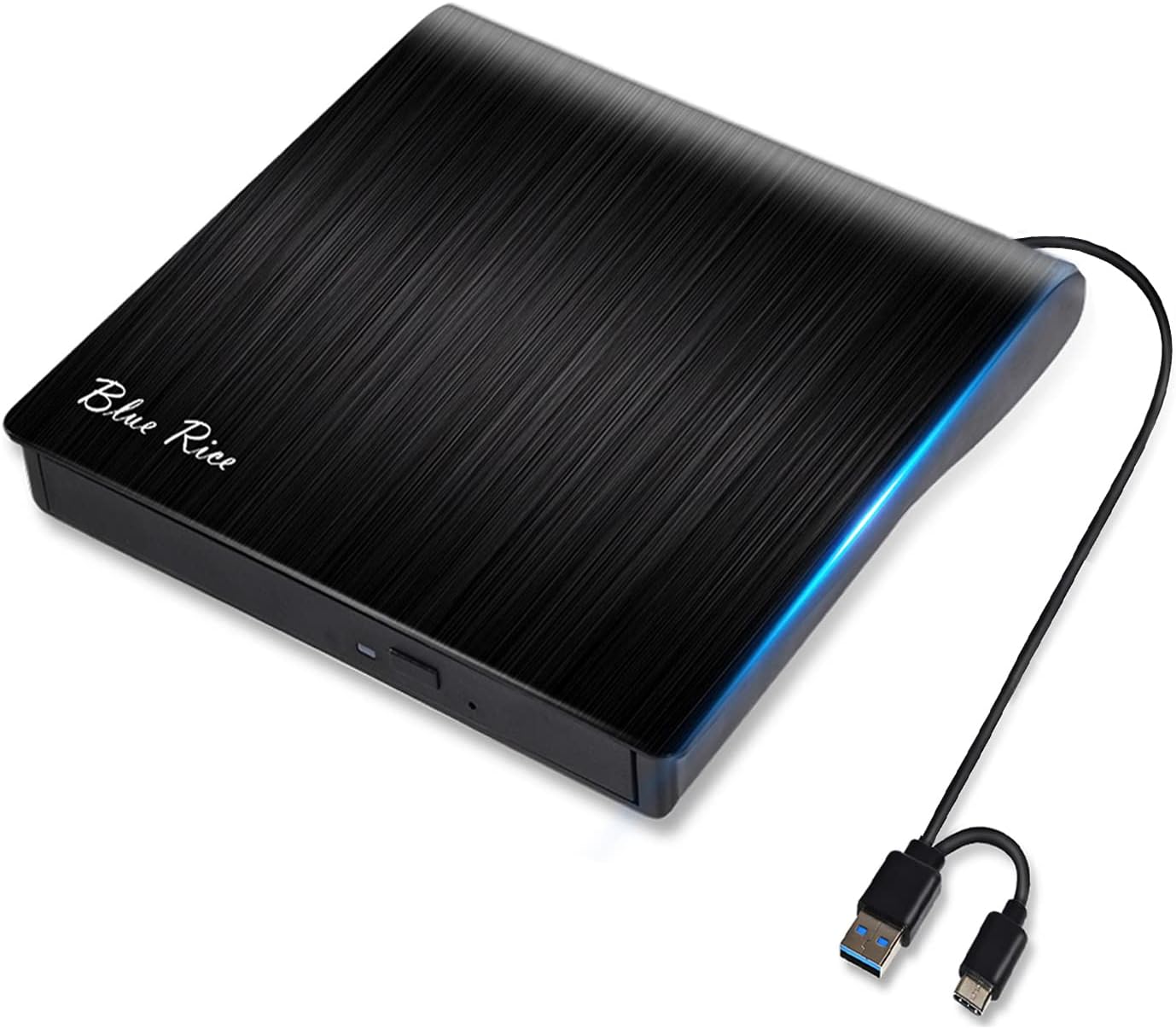 BLUERICE Externes DVD/CD /- RW Laufwerk für Laptop Desktop MacBook PC ...