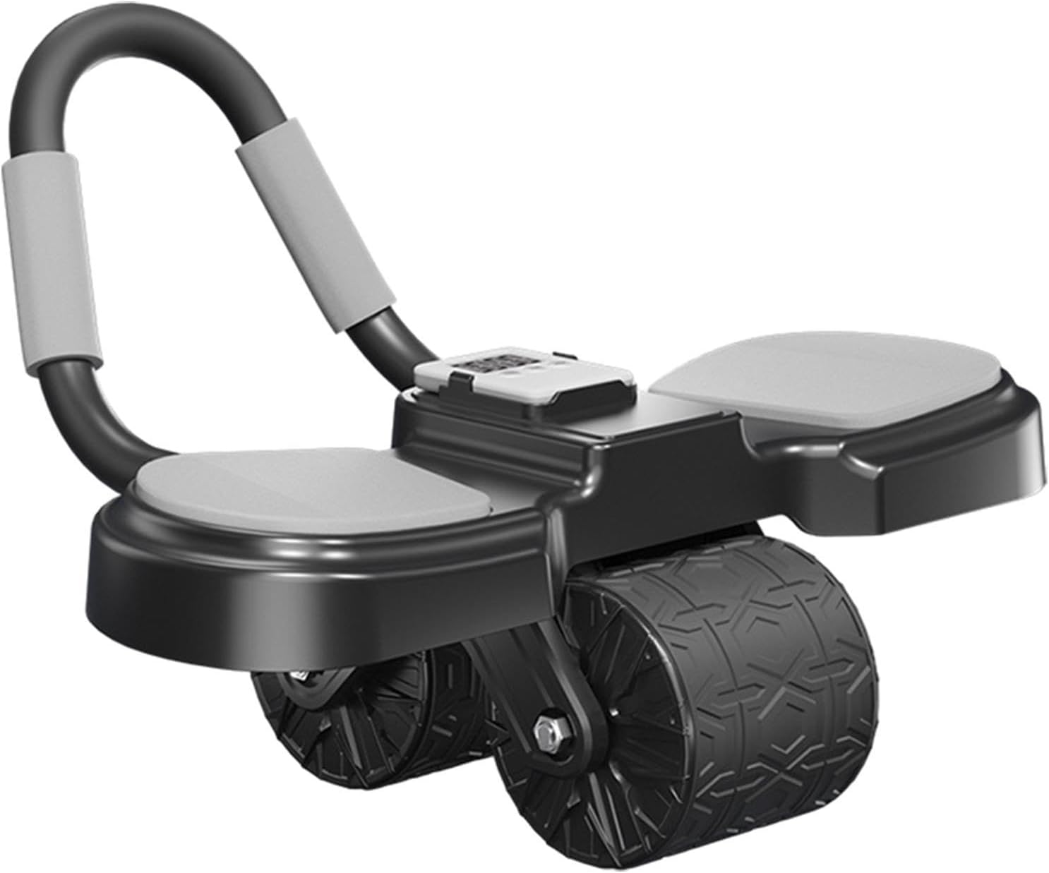 AB Wheel Roller, Abdominal Wheel Roller, AB Roller Training Wheel, ABS Roller Wheel with Intelligent Timers, Portable Abdominal Rebound Wheel with Counters, Adjustable Abdominal Trainer for Men