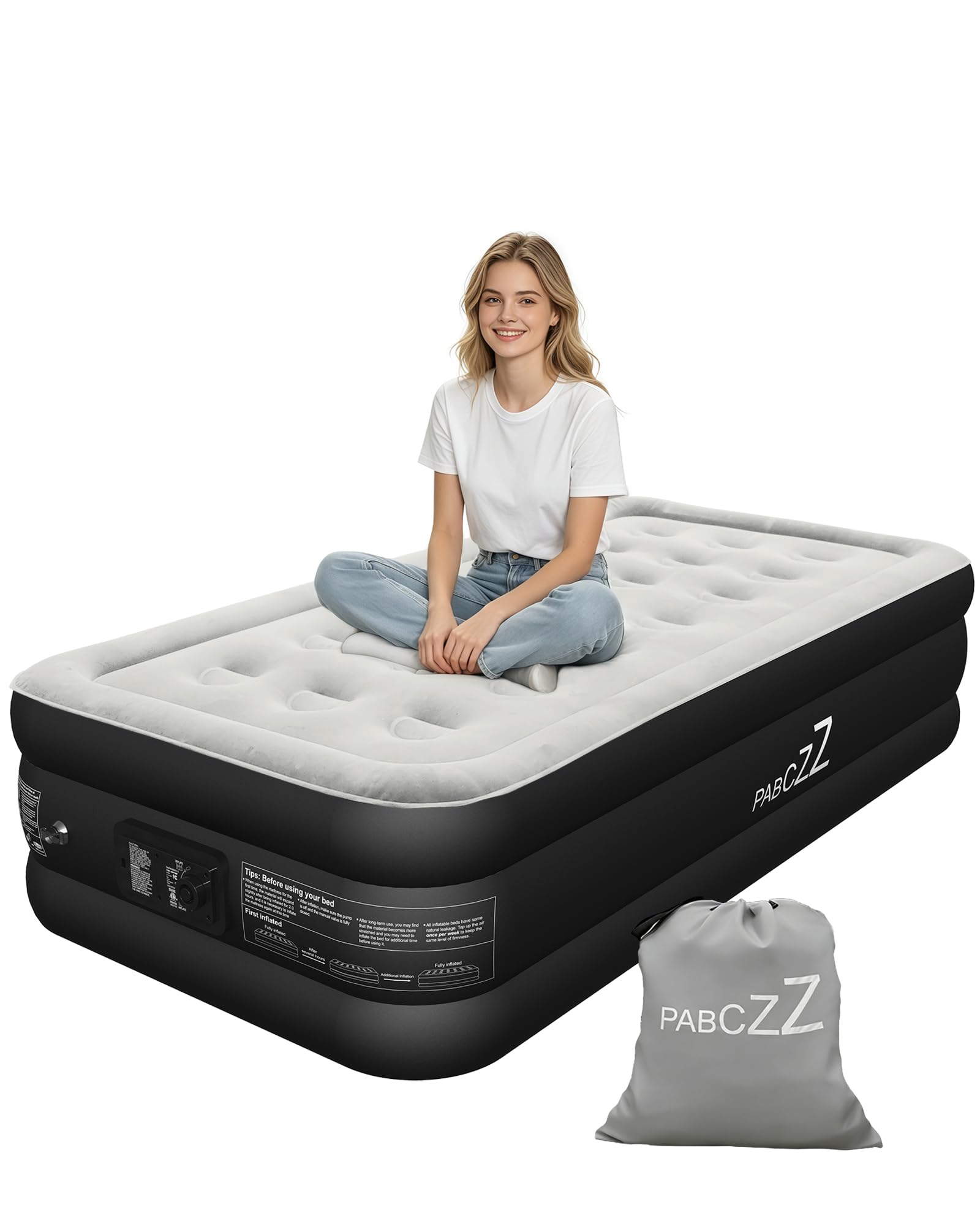 PABCZZ 18-Inch Twin Air Mattress