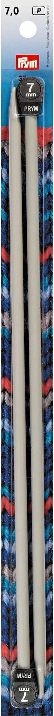 Prym 14" Single Point Aluminum Knitting Needles, 7mm