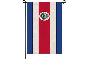 Costa Rican Garden Flags, Outdoor Decorations(Costa Rica)