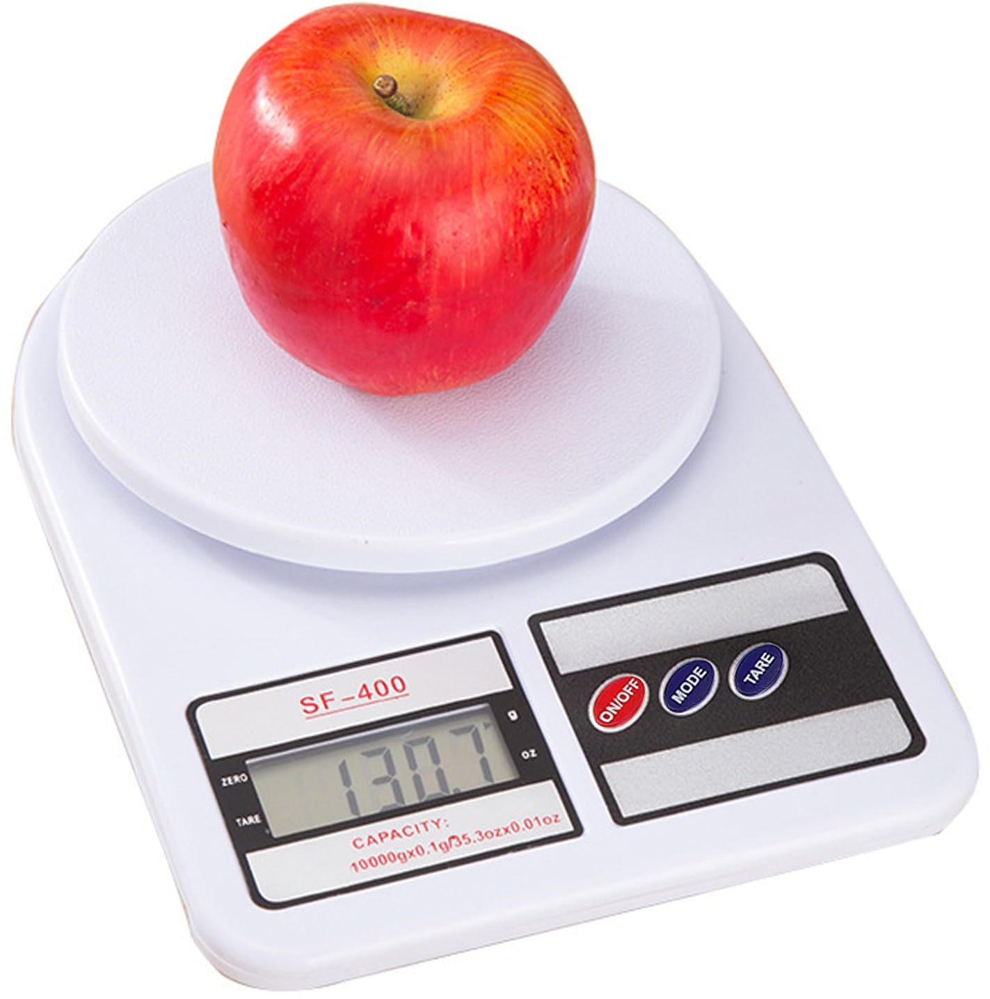 SF-400 Electronic Scale Household Electronic Scale Mini Electronic Kitchen Scale Baking Scale Food Balance Small Gram Measuring Scale WHITE Weighing Scale (White) SF400-15-picture-17