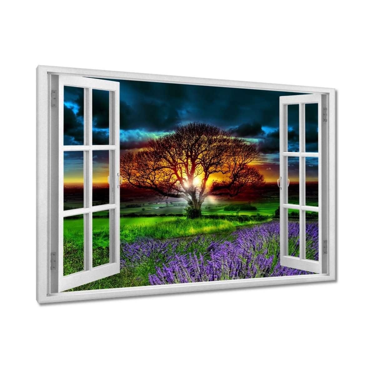 Tableau arbre de vie pour habiller un grand mur vide 120x80cm - 4