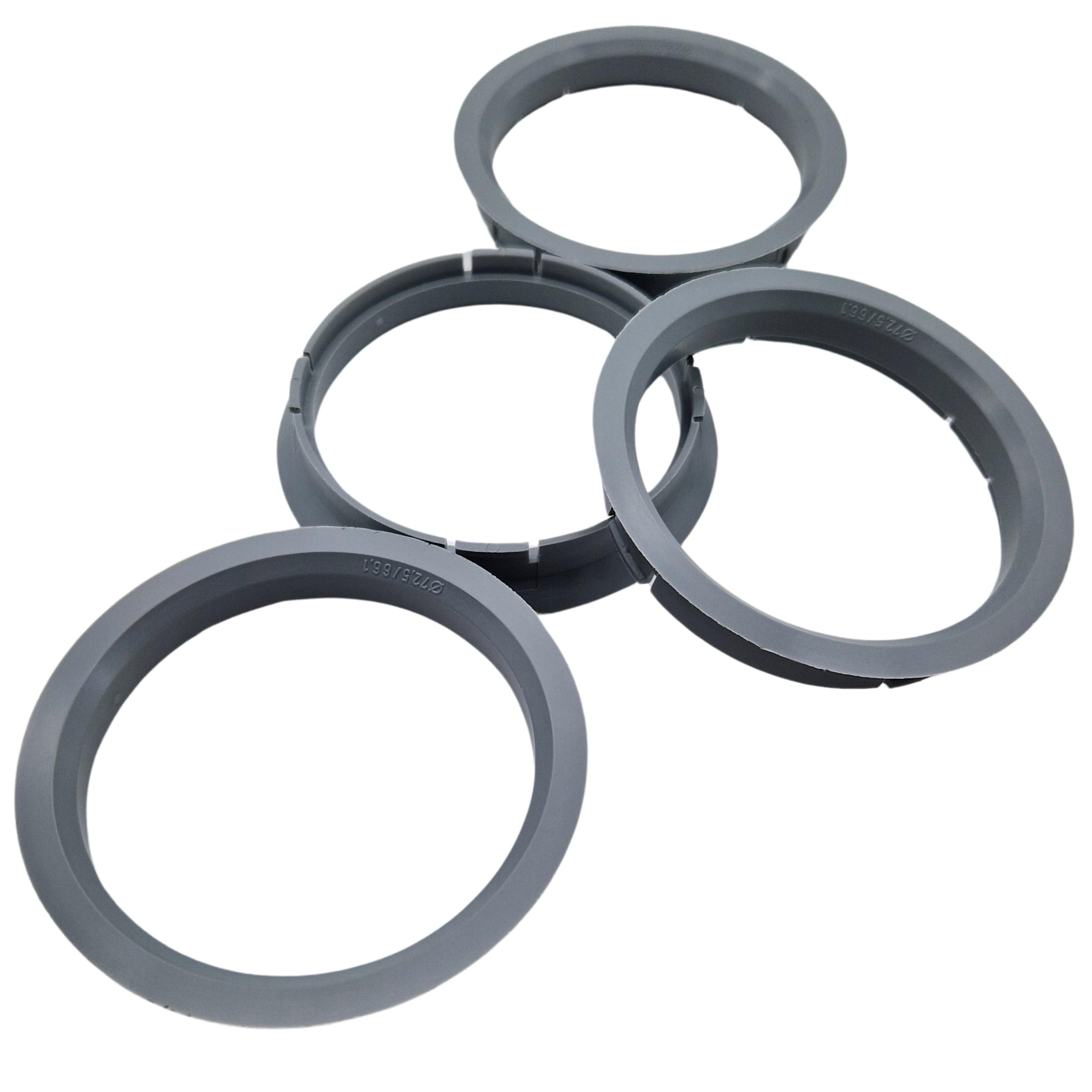 72.5mm To 66.6mm Hub Centering Ring For Mercedes Benz & Audi Wheels - Made In Germany