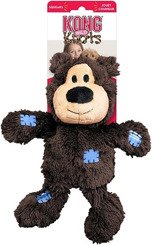 Vista 2 de KONG Wild Knots Juguete para perro con diseño de oso, varios