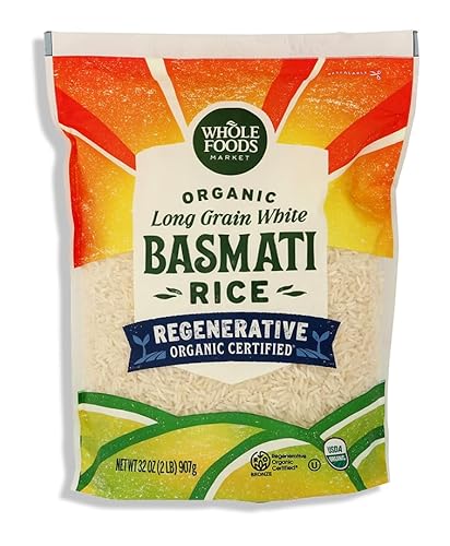 WHOLE FOODS MARKET Organic Regenerative Basmati White Rice, 32 OZ