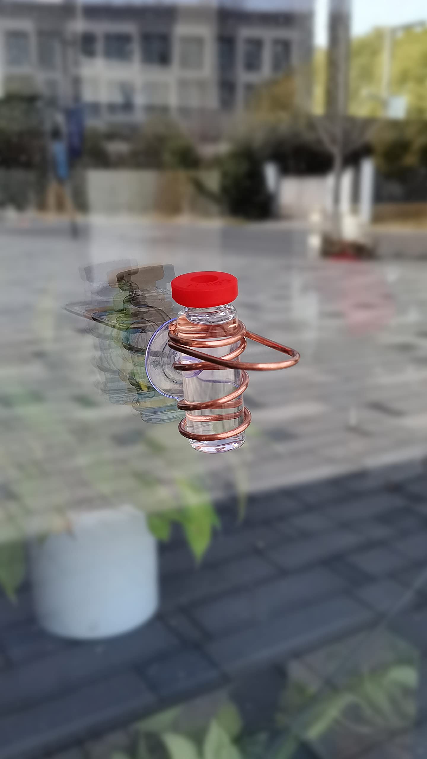 Kolibri-Futterspender Glasflaschen – 6 Cm, 4 Stück, Nur Für Caburds Kolibri-Wasserspender