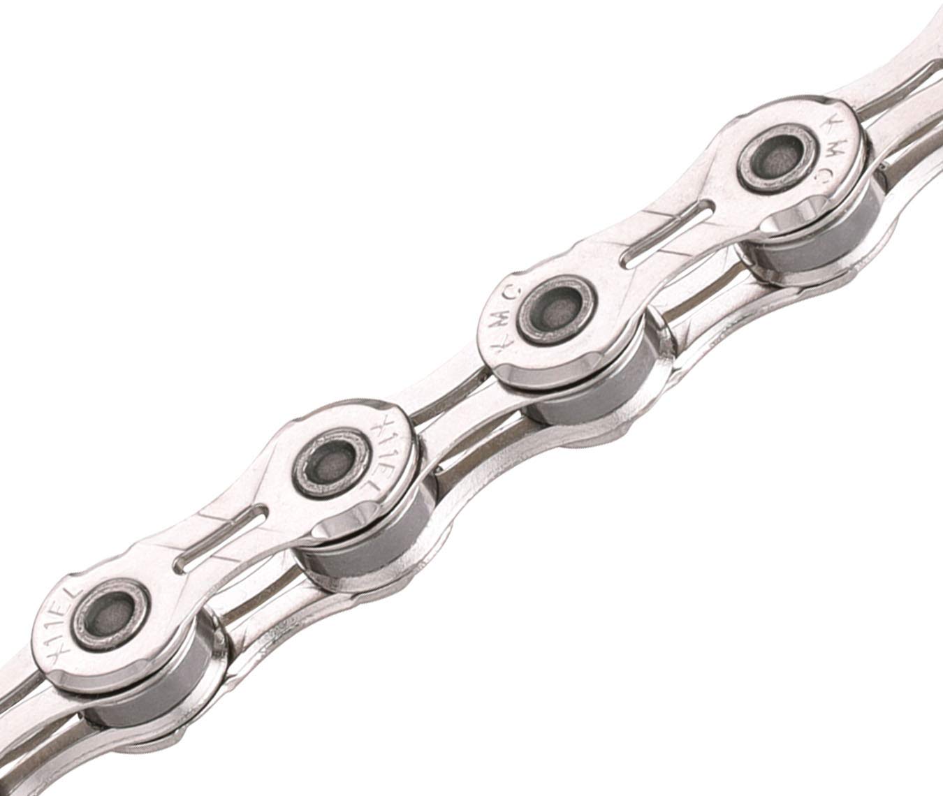 KMC, Plata Cadena X11-EL, 11v, 118 eslabones, Hombres