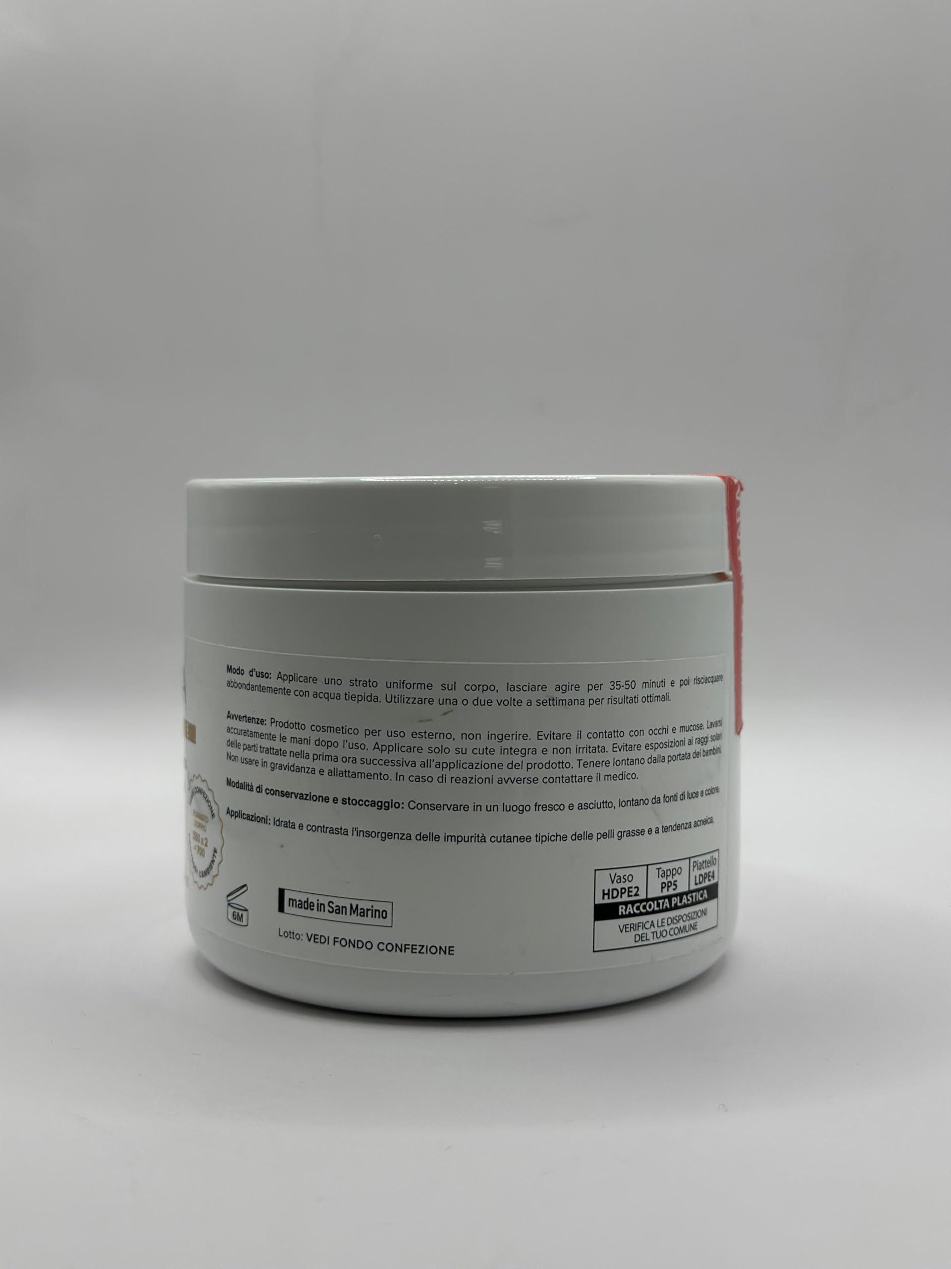 Terranera Fango Anticellulite 1kg (2x700g) – Trattamento Drenante Corpo – Riduce Inestetismi Cellulite e Rassoda la Pelle