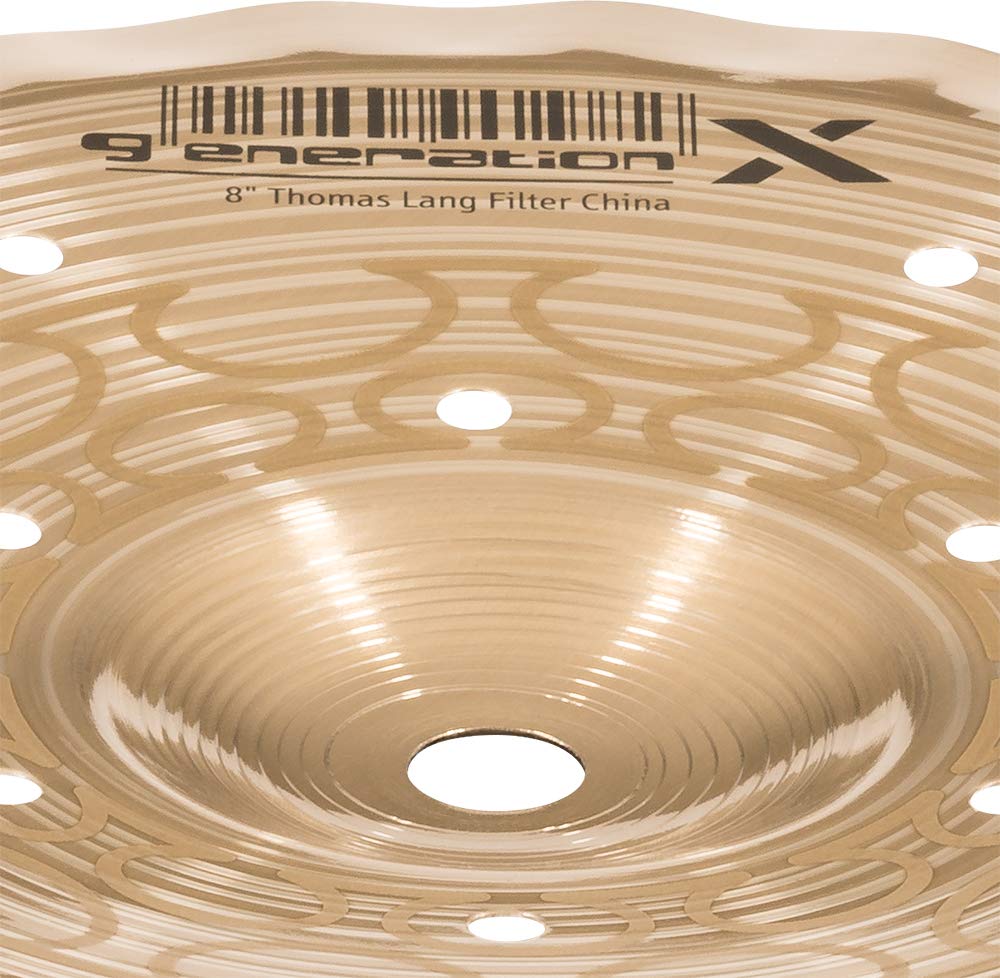 Meinl Cymbals GX-8FCH Generation X Thomas Lang Signature - Piatto Filter China, 8" (20,3 cm), Finitura standard